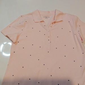 Women's Croft &Barrow  Polo Shirt  Size M New